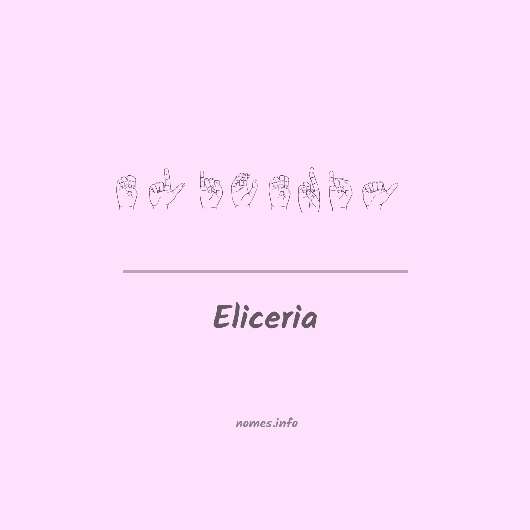 Eliceria em Libras