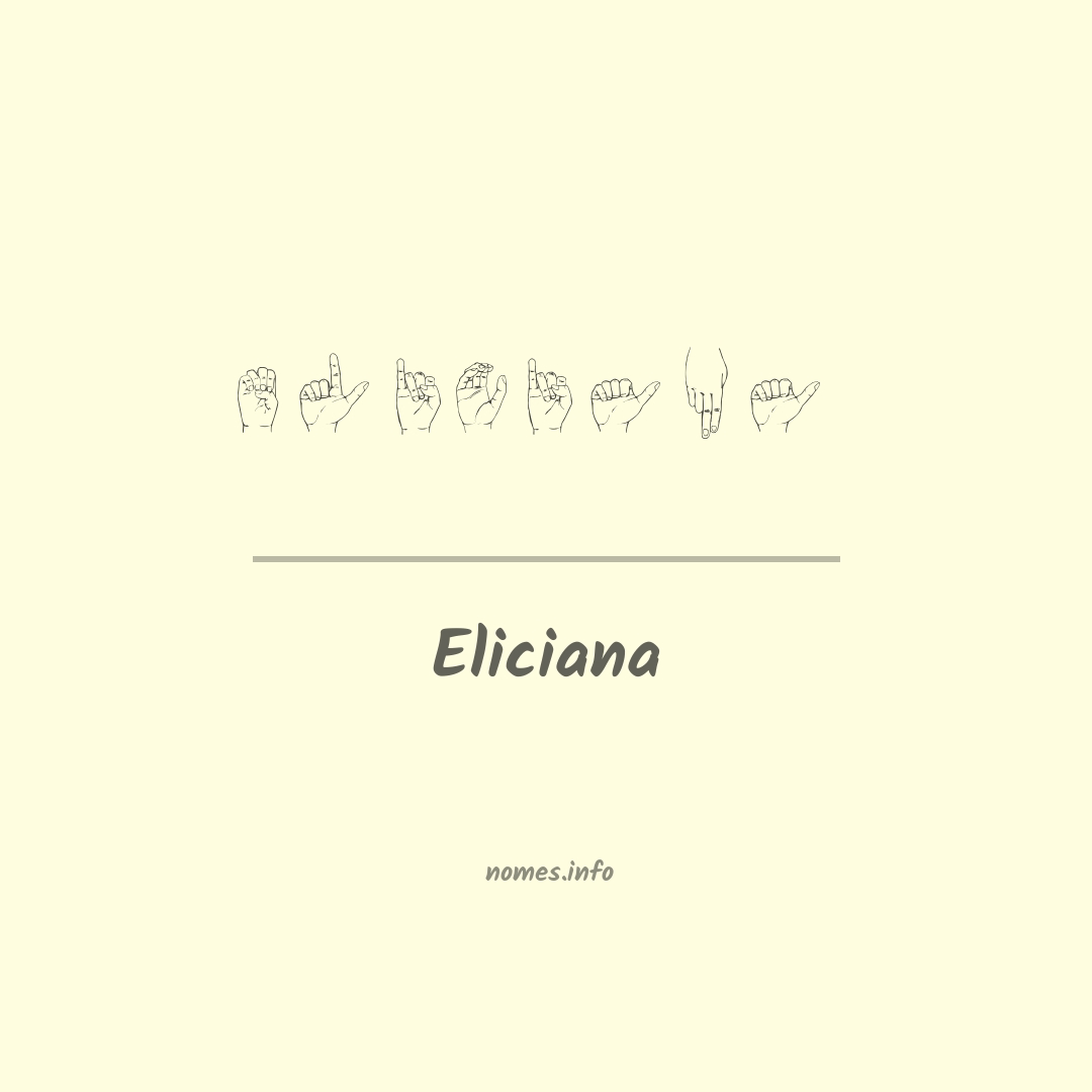 Eliciana em Libras