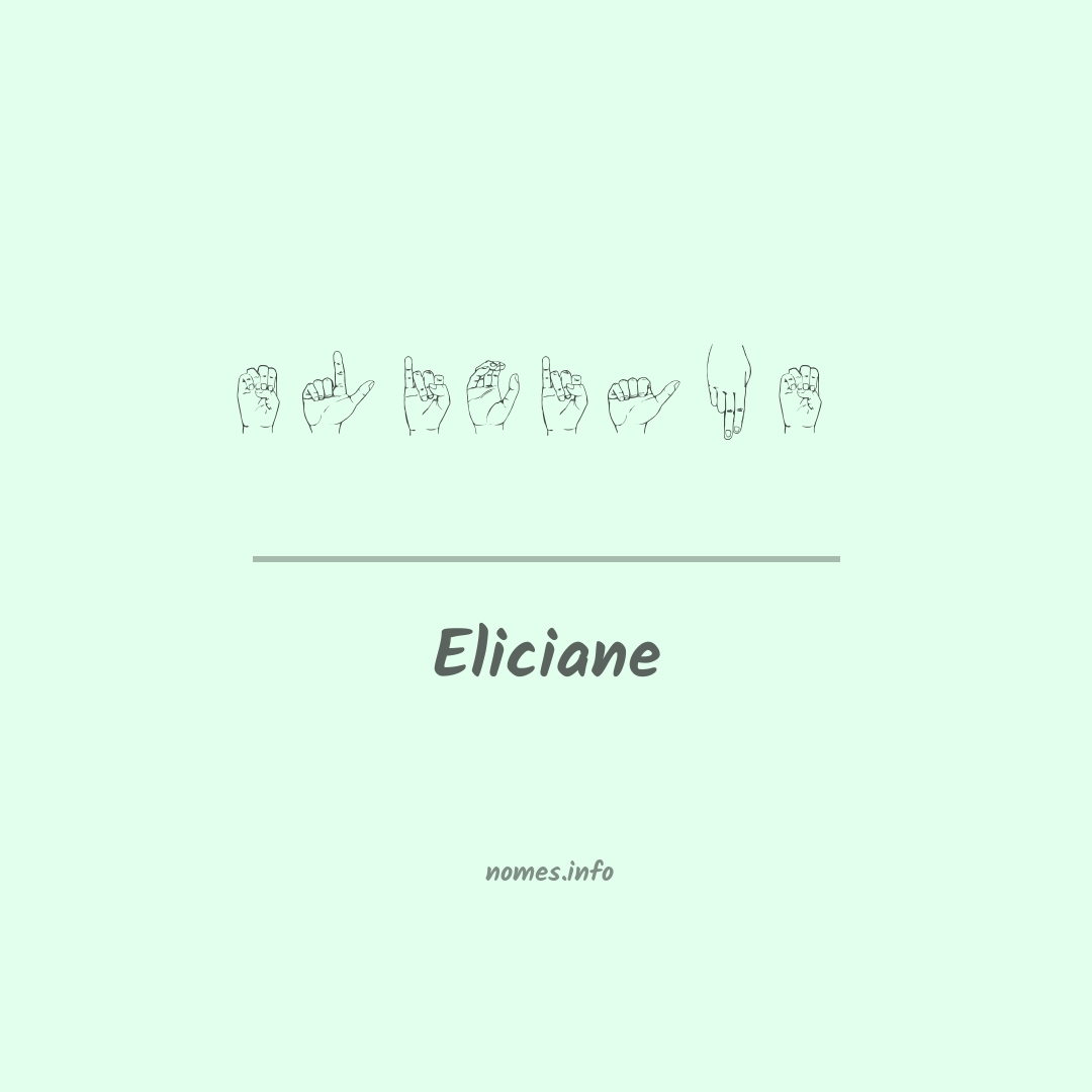Eliciane em Libras