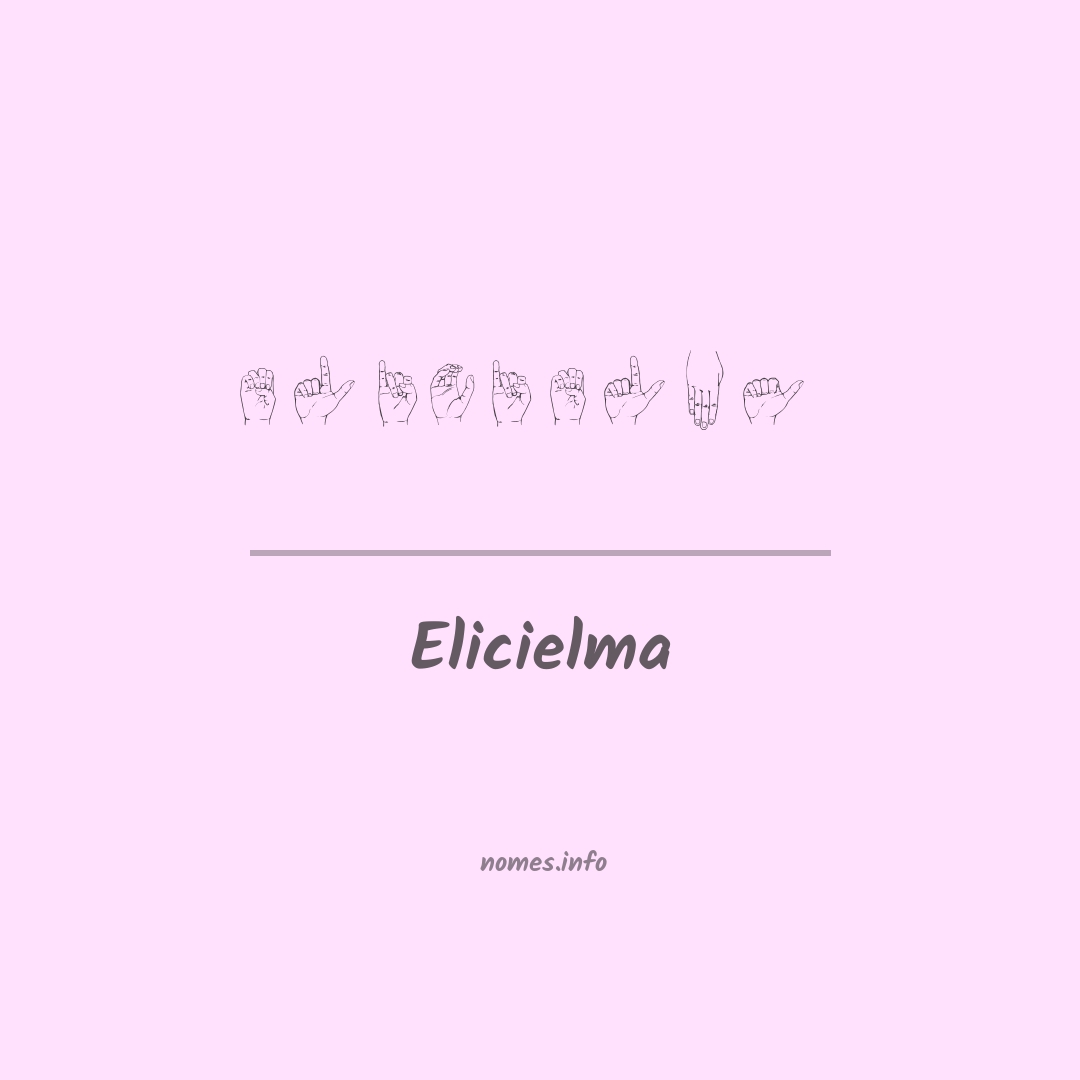 Elicielma em Libras