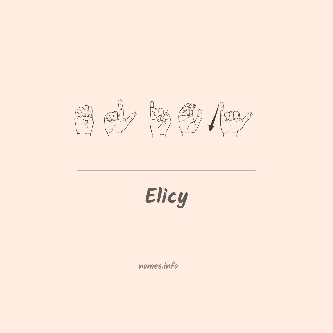 Elicy em Libras