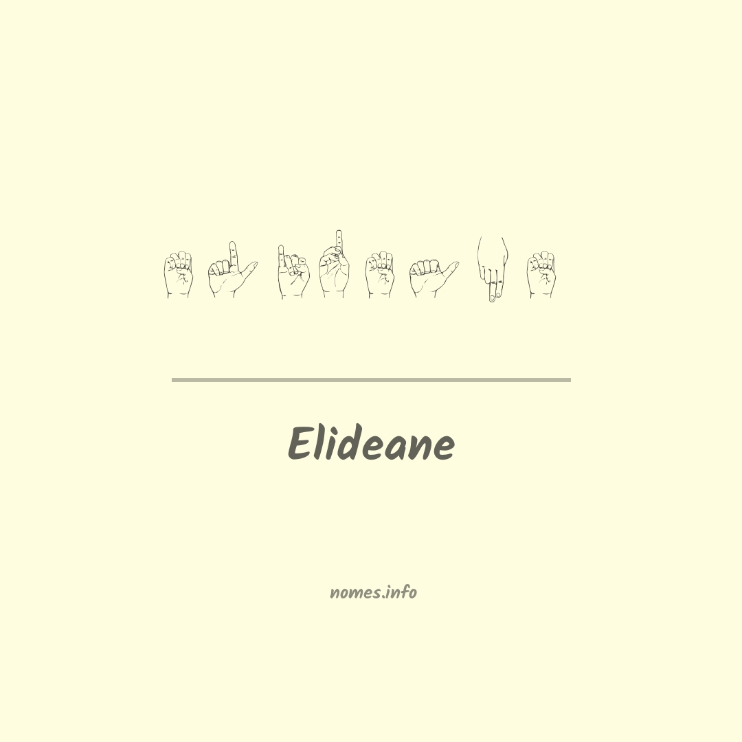 Elideane em Libras