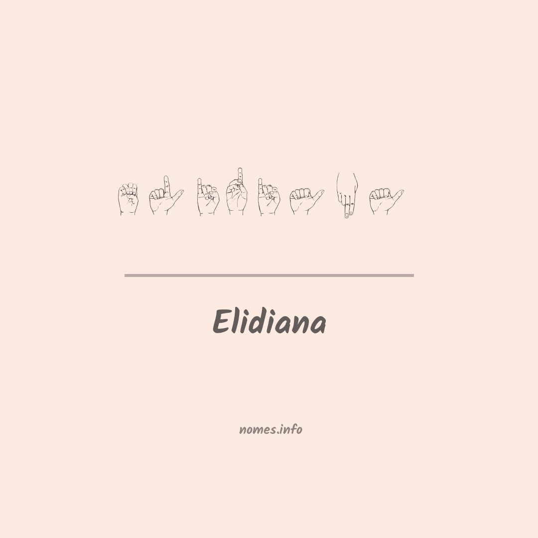 Elidiana em Libras