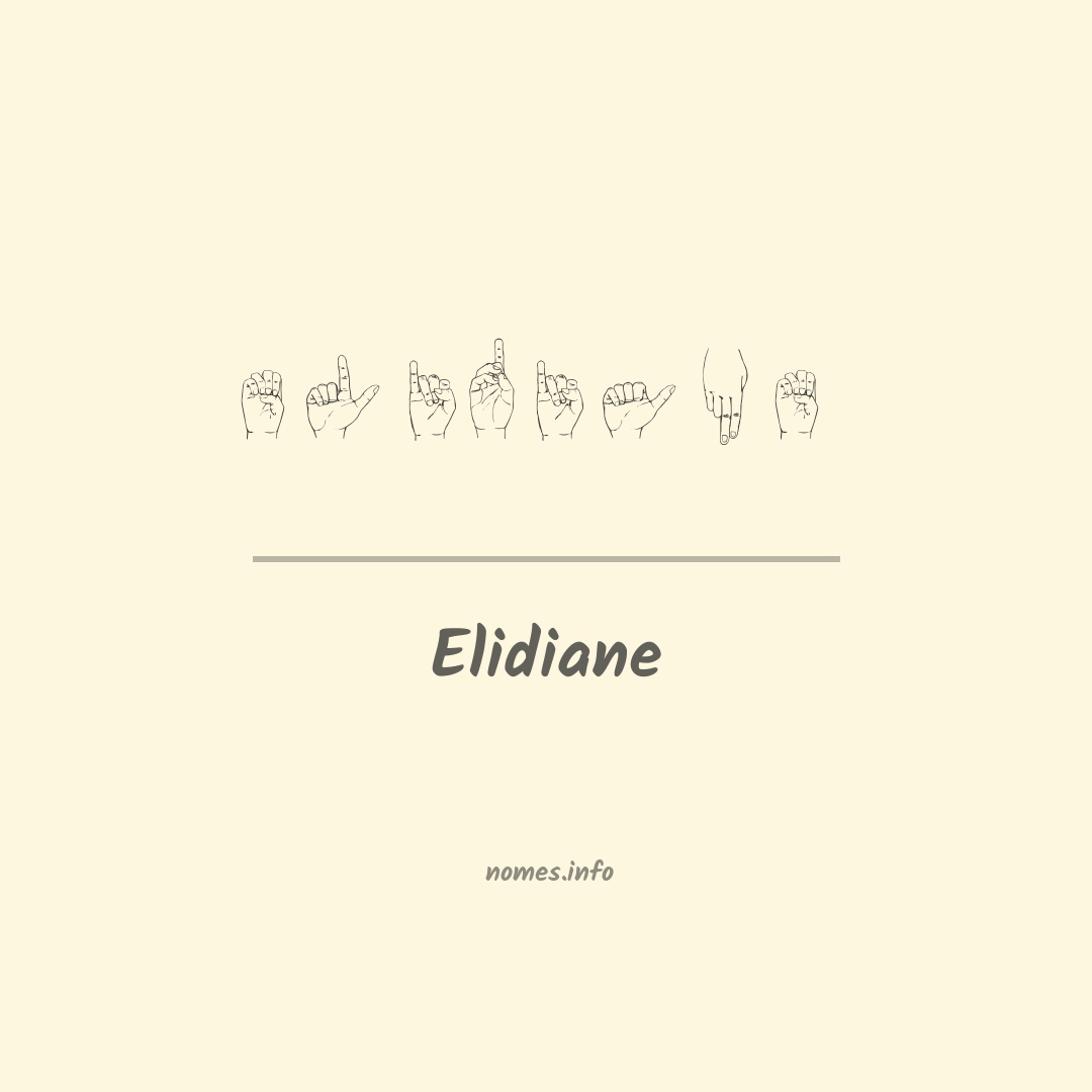Elidiane em Libras