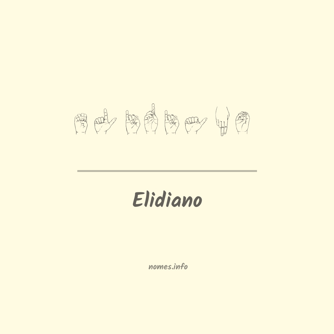 Elidiano em Libras