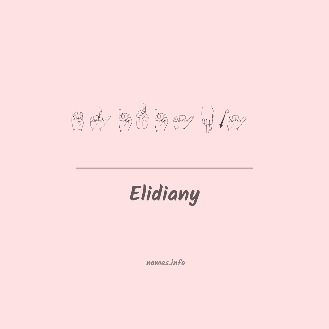 Elidiany em Libras