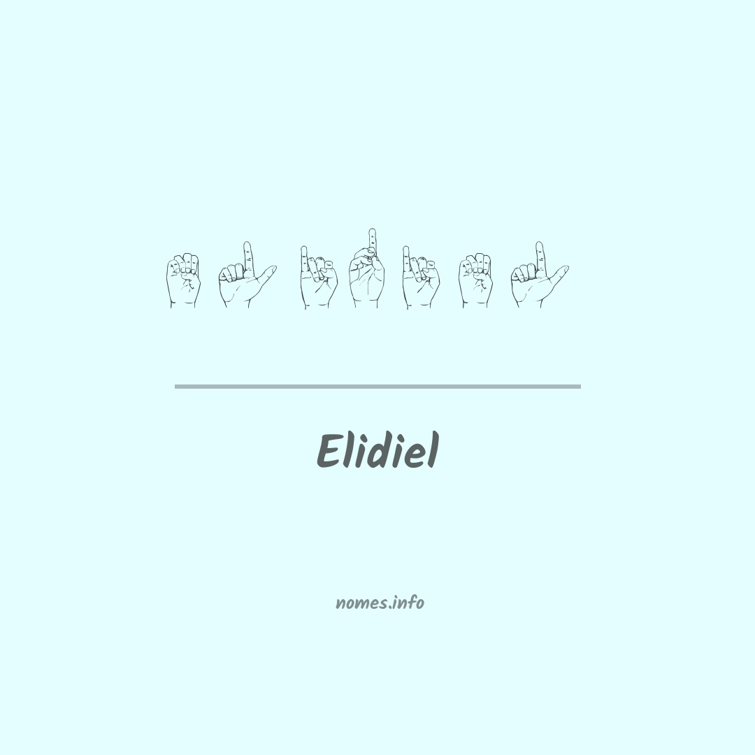 Elidiel em Libras