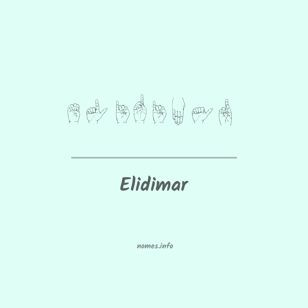 Elidimar em Libras