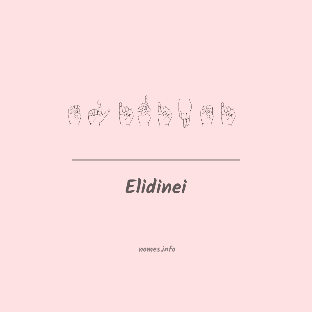 Elidinei em Libras