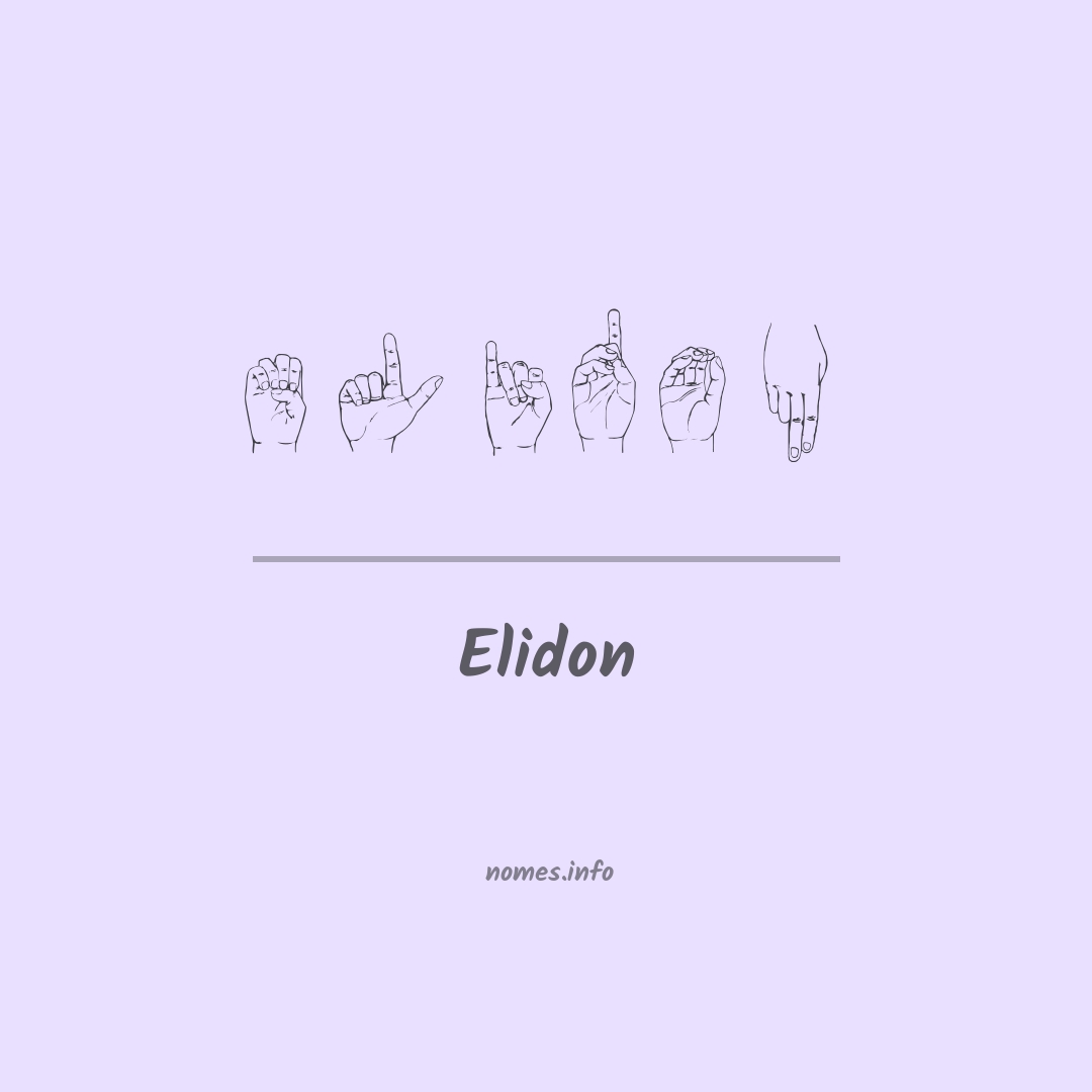 Elidon em Libras