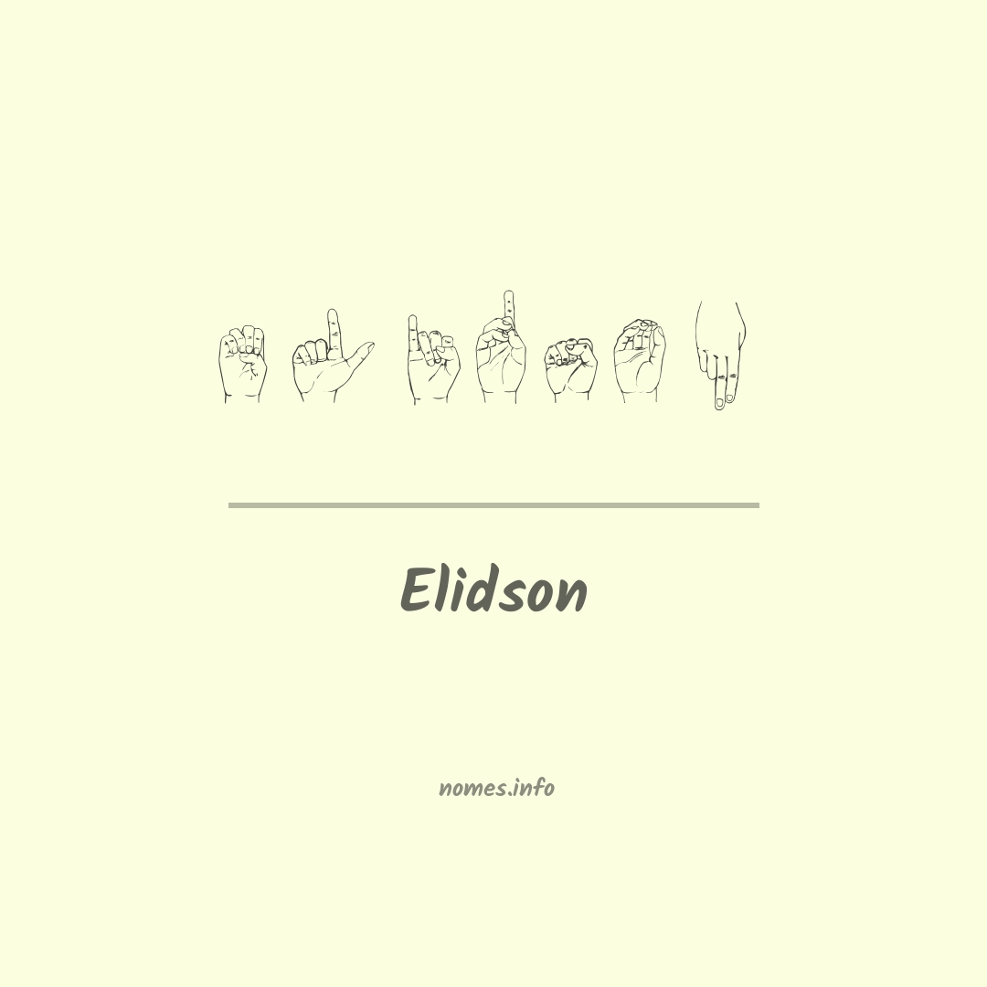 Elidson em Libras