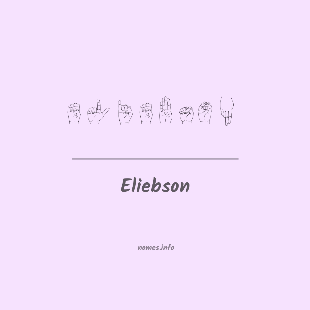 Eliebson em Libras