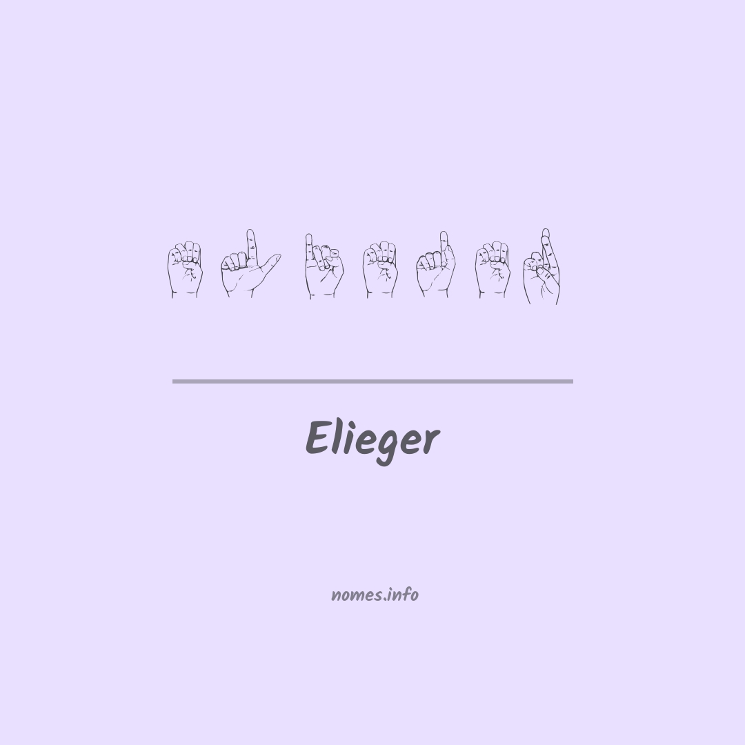 Elieger em Libras