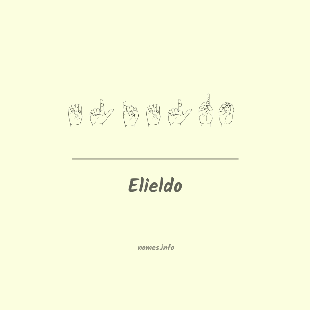 Elieldo em Libras