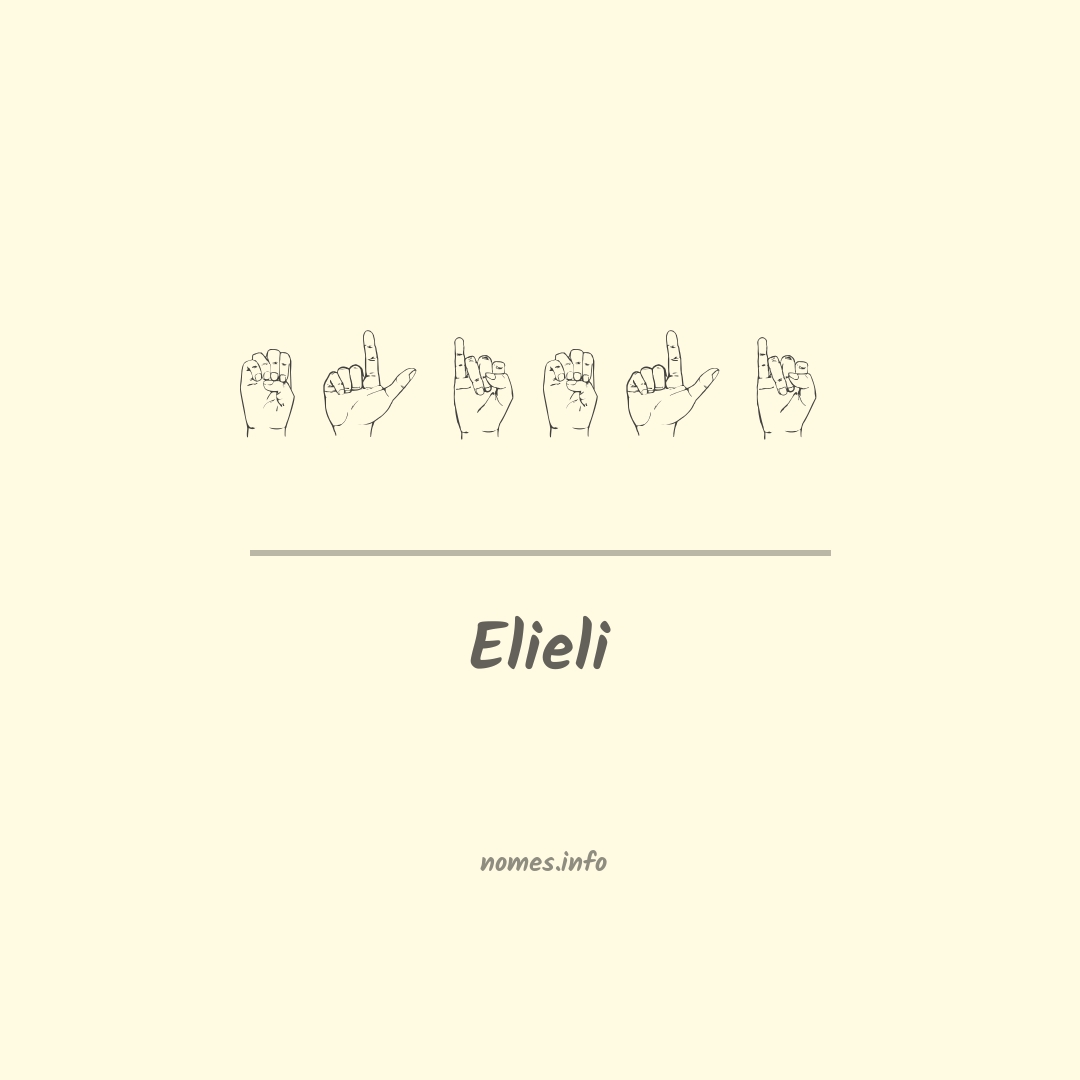 Elieli em Libras