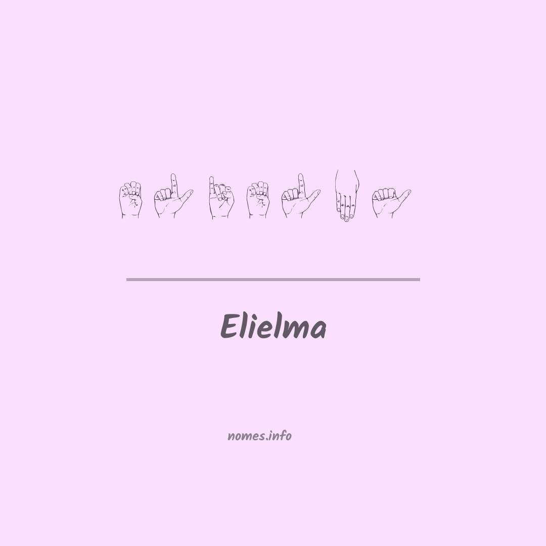 Elielma em Libras