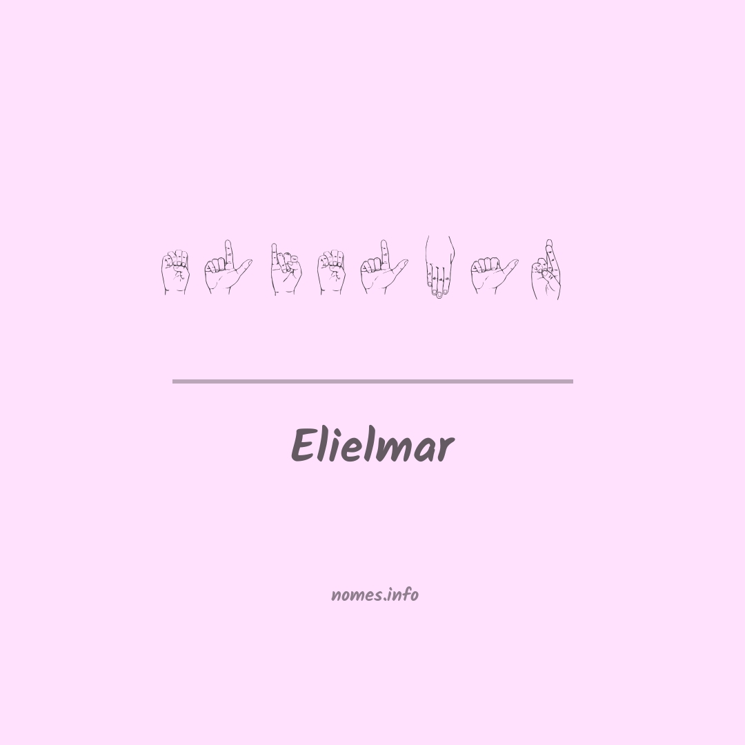 Elielmar em Libras