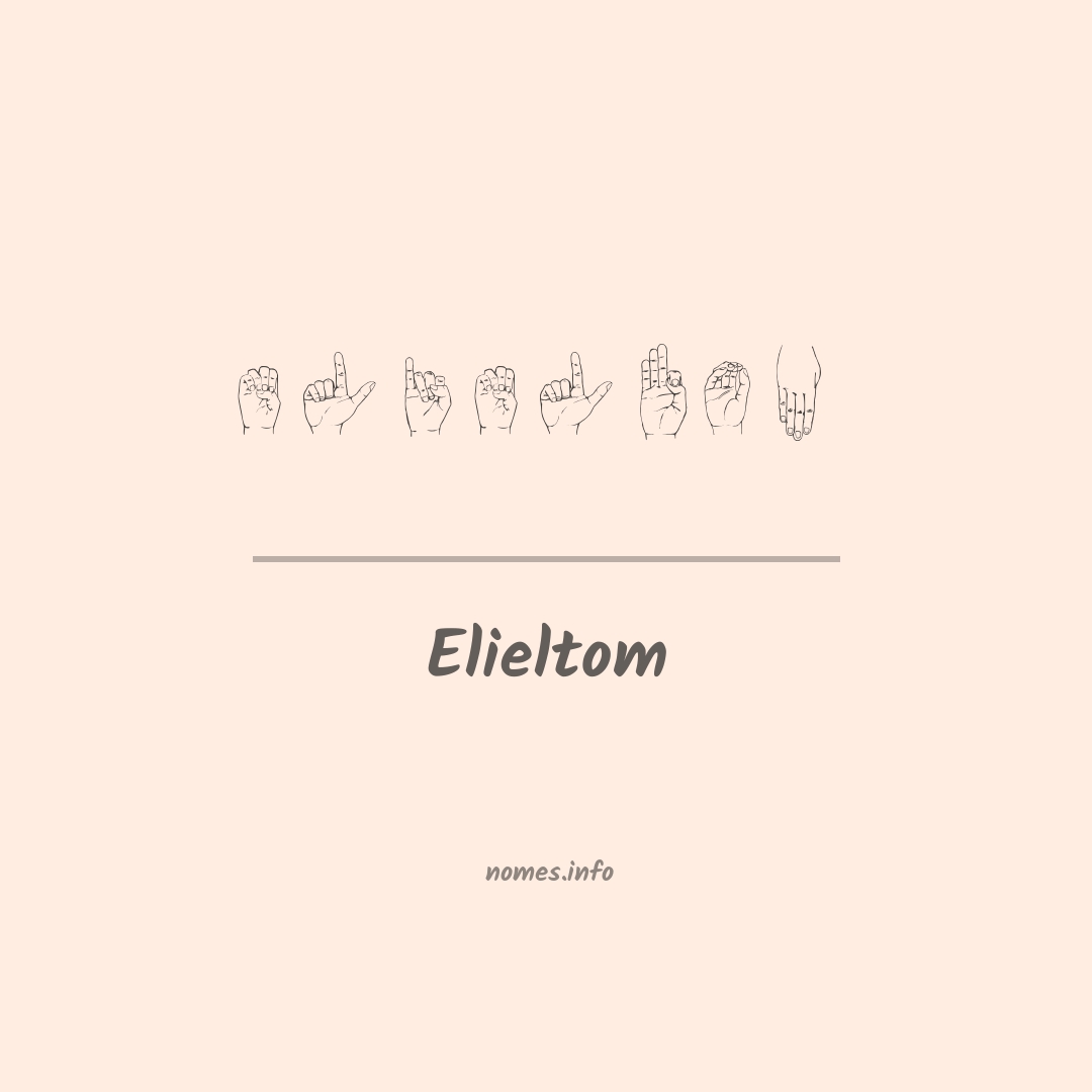 Elieltom em Libras