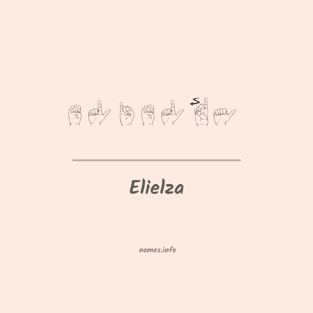 Elielza em Libras