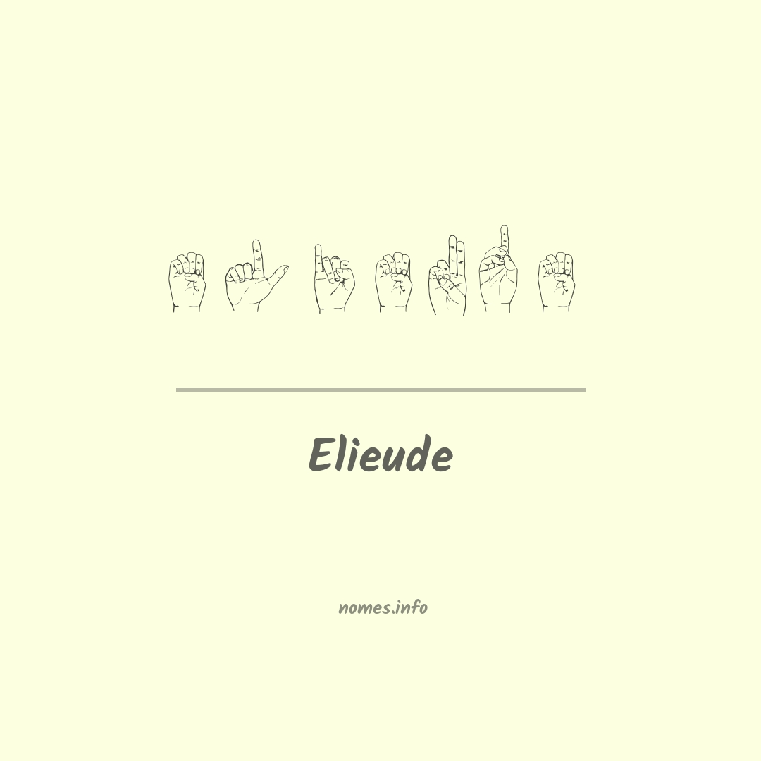 Elieude em Libras