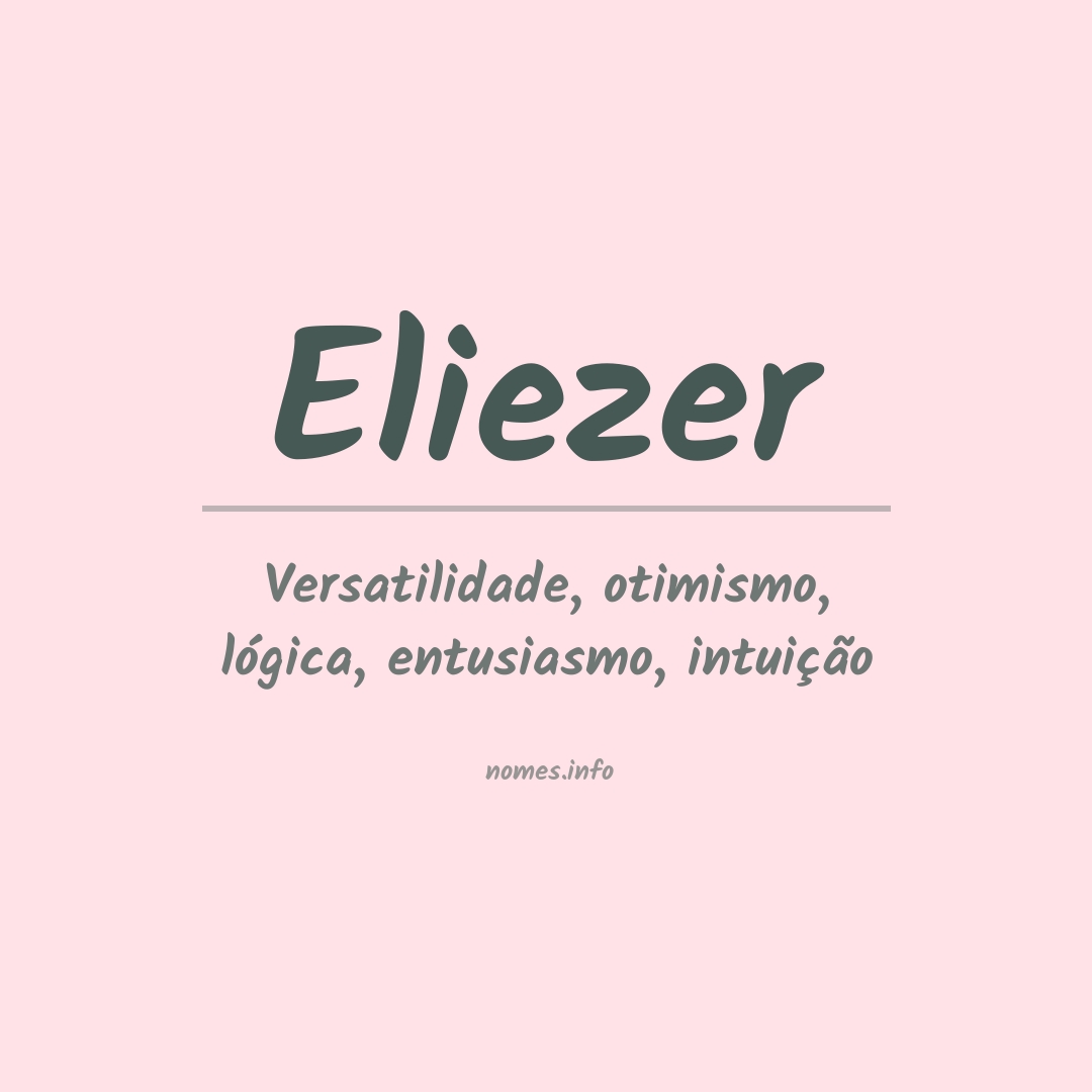 Significado do nome Eliezer