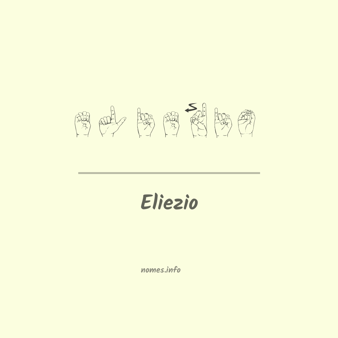 Eliezio em Libras