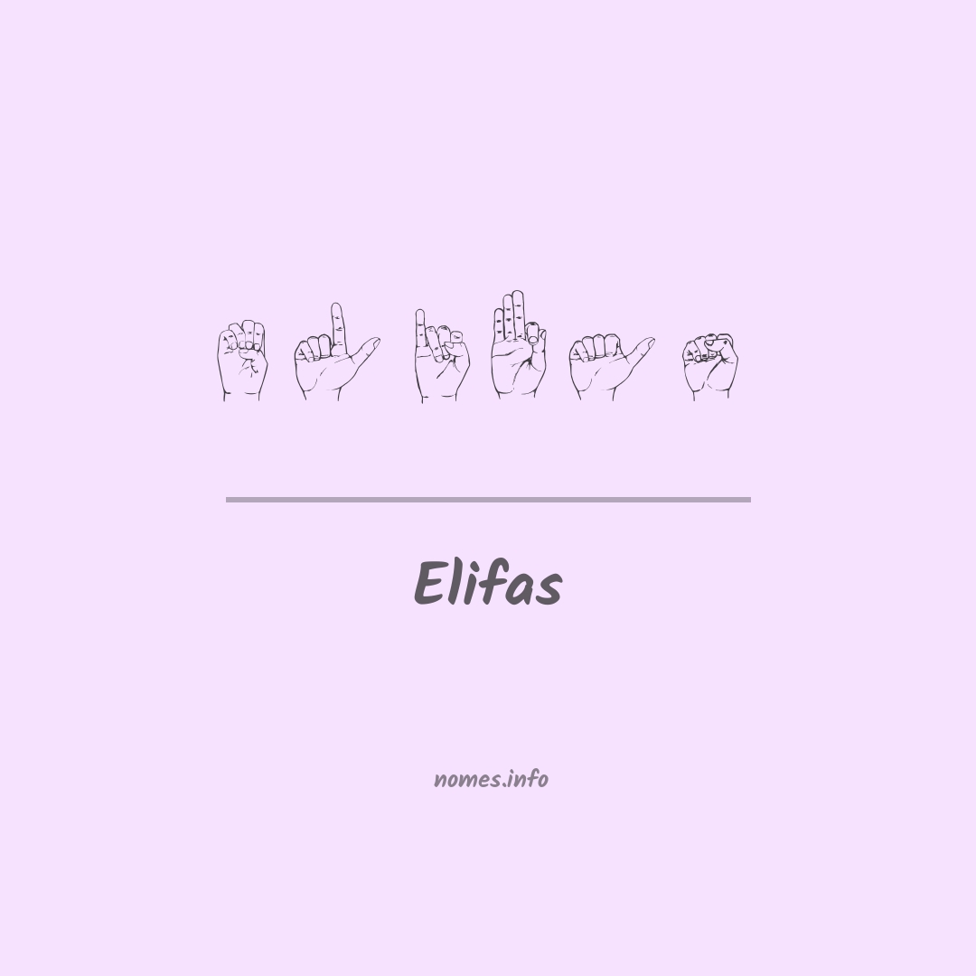 Elifas em Libras