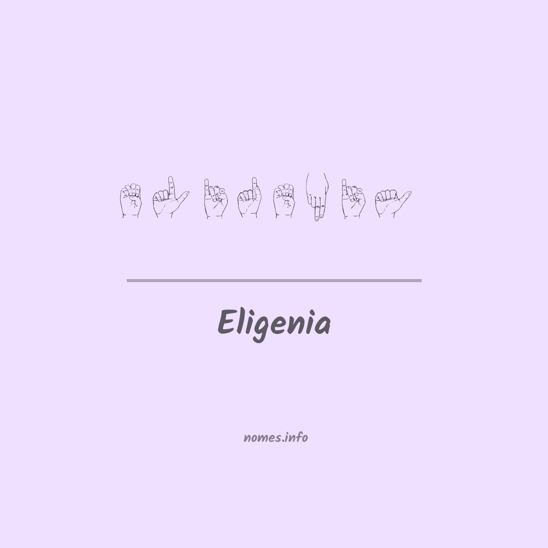 Eligenia em Libras