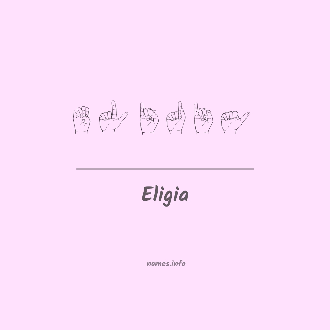 Eligia em Libras