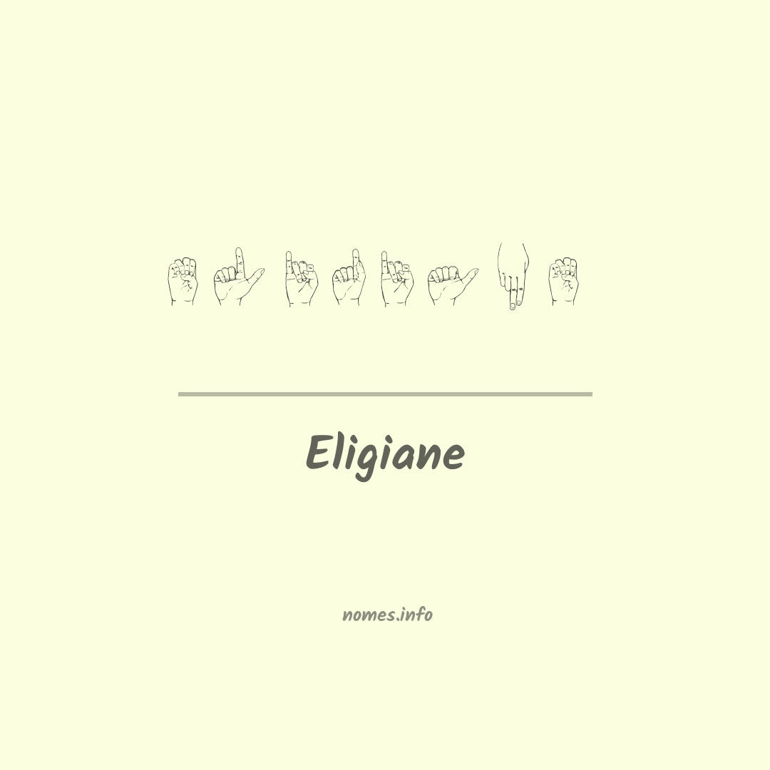 Eligiane em Libras