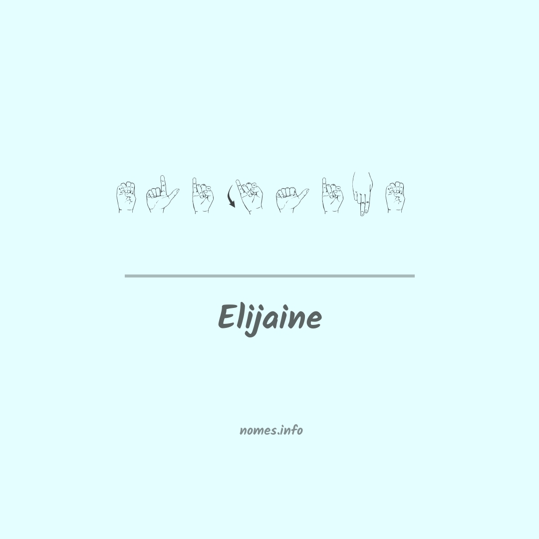 Elijaine em Libras