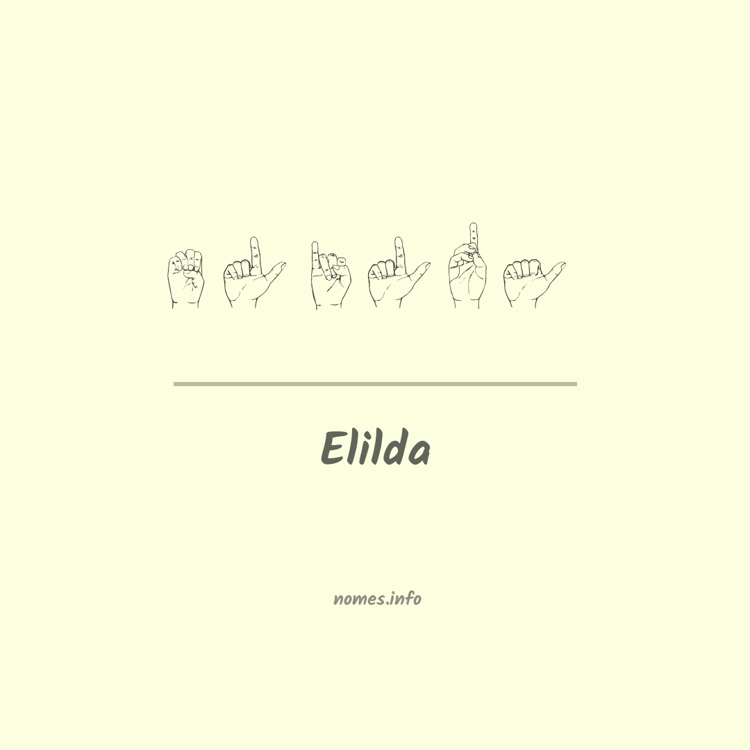Elilda em Libras