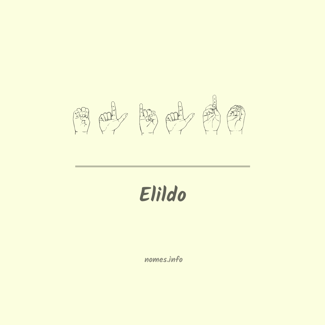 Elildo em Libras