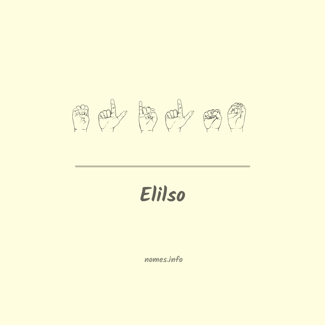 Elilso em Libras