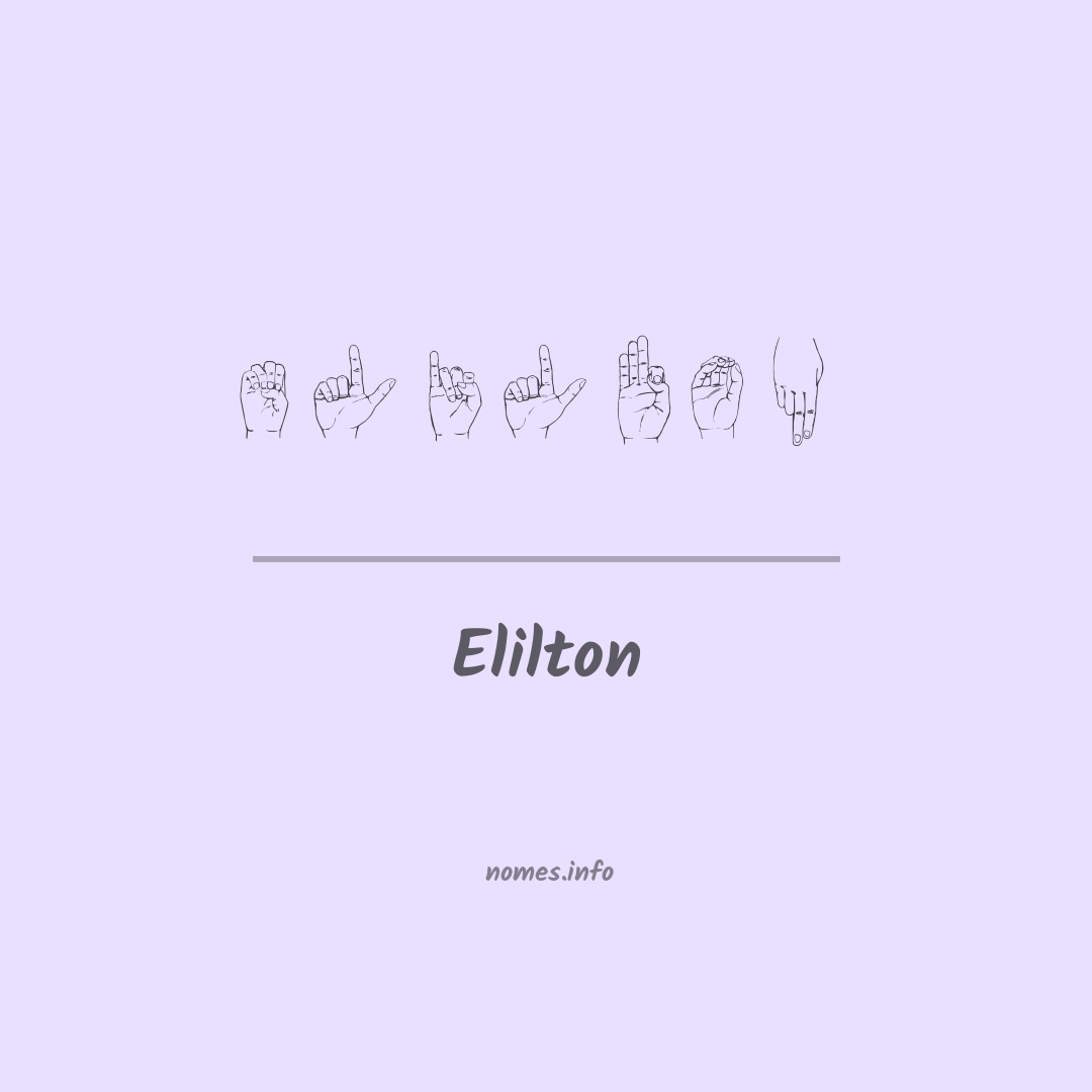 Elilton em Libras