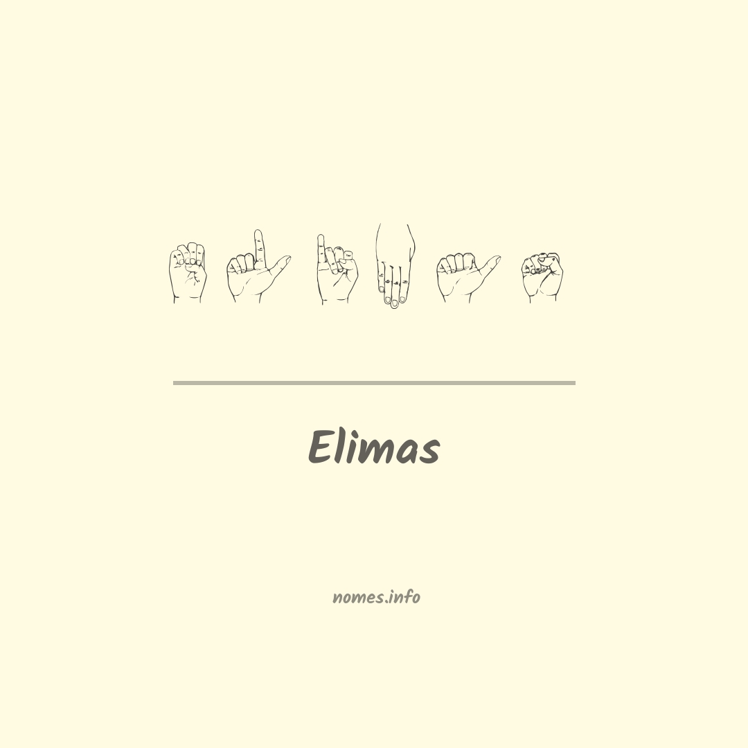 Elimas em Libras