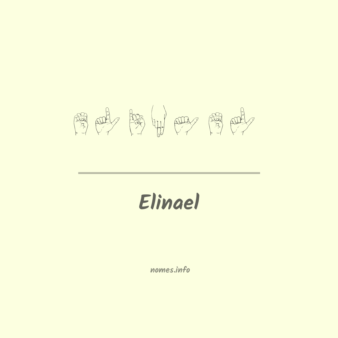 Elinael em Libras Elinael em Libras