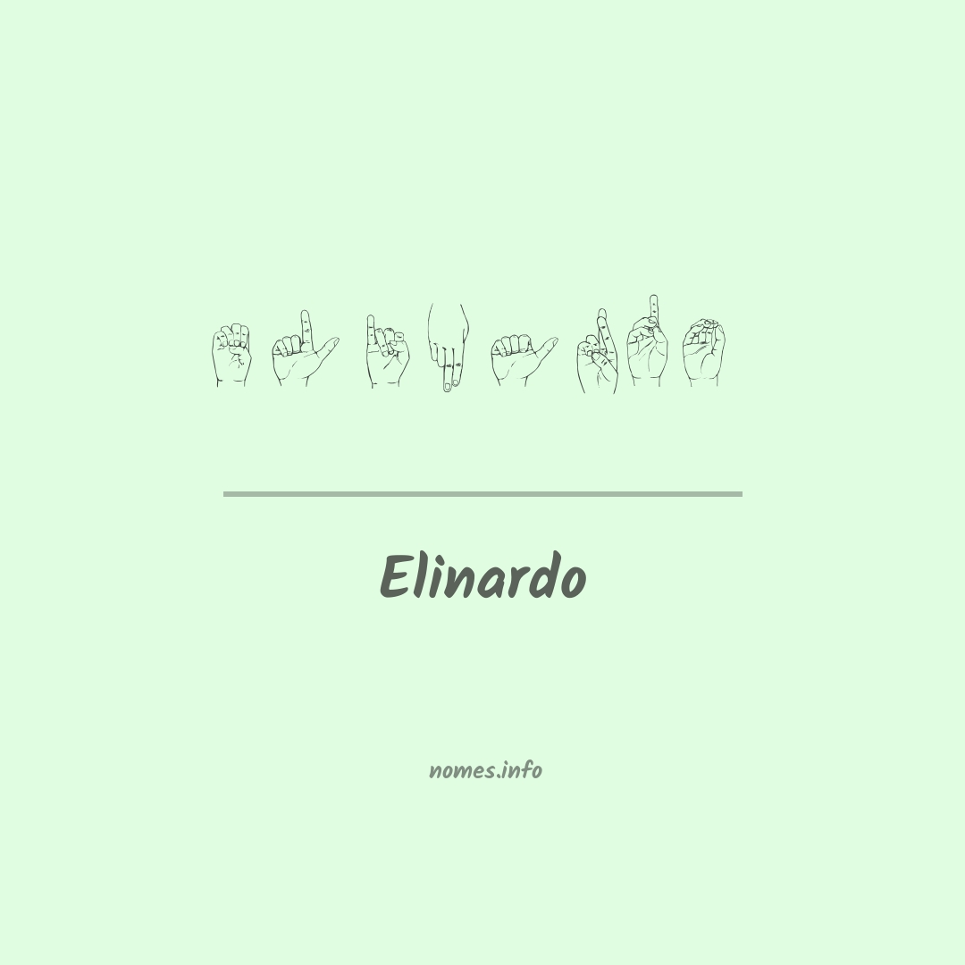 Elinardo em Libras