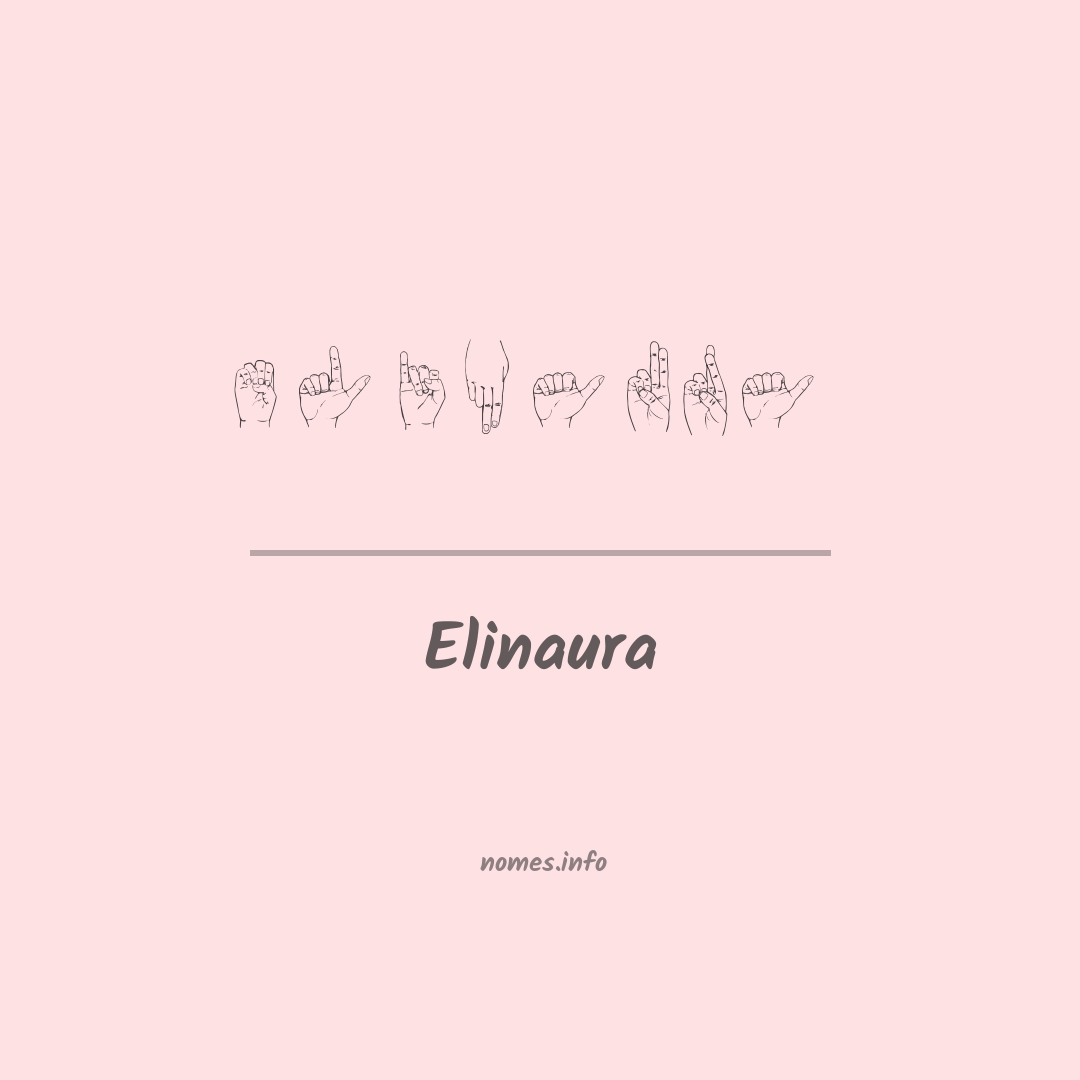 Elinaura em Libras