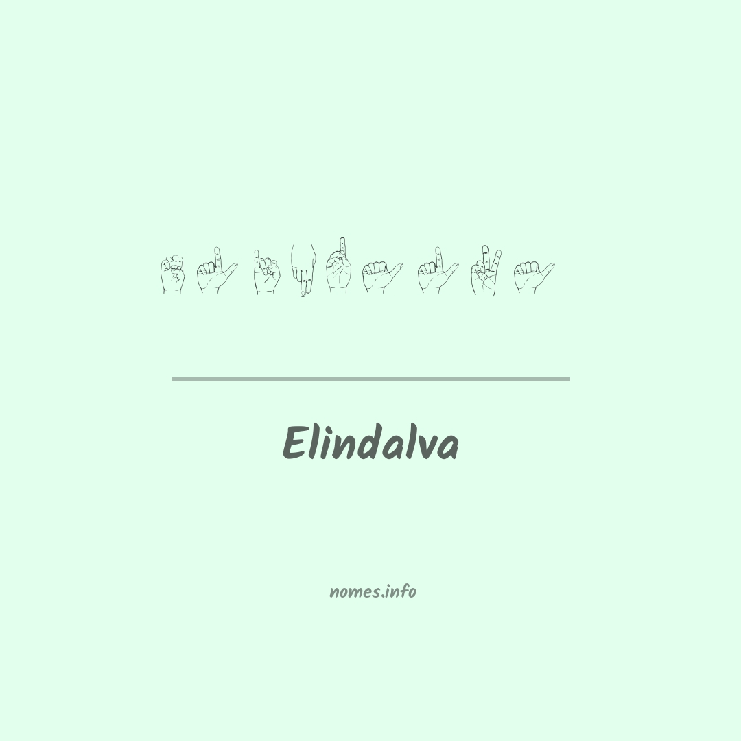 Elindalva em Libras