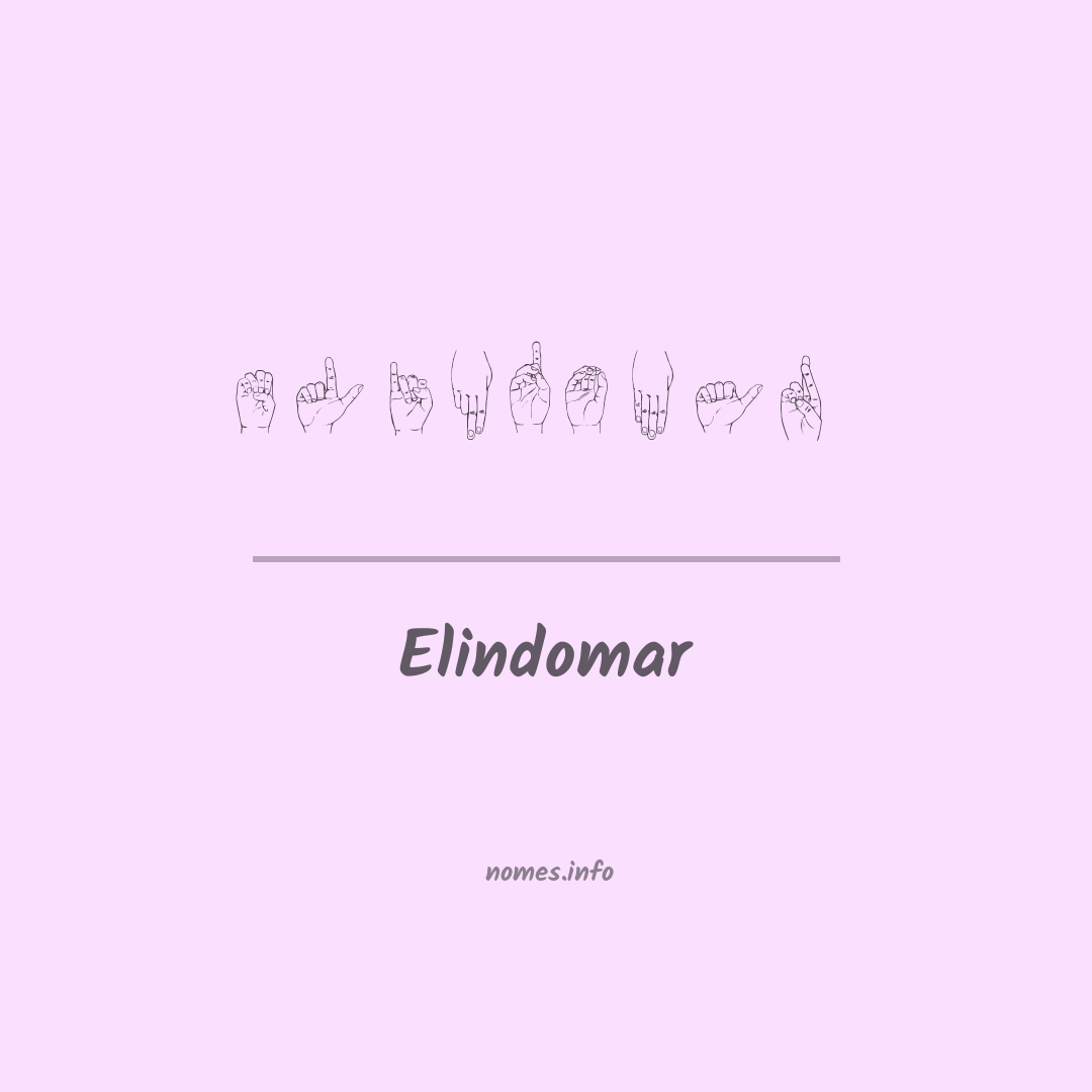 Elindomar em Libras