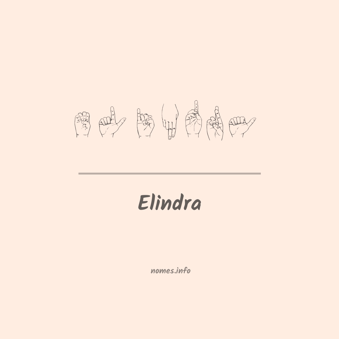 Elindra em Libras
