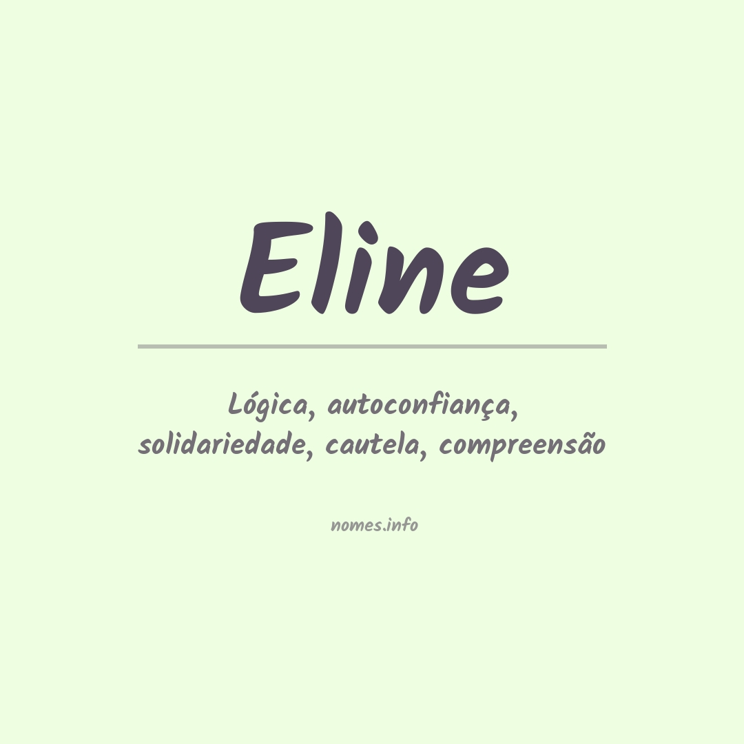 Significado do nome Eline