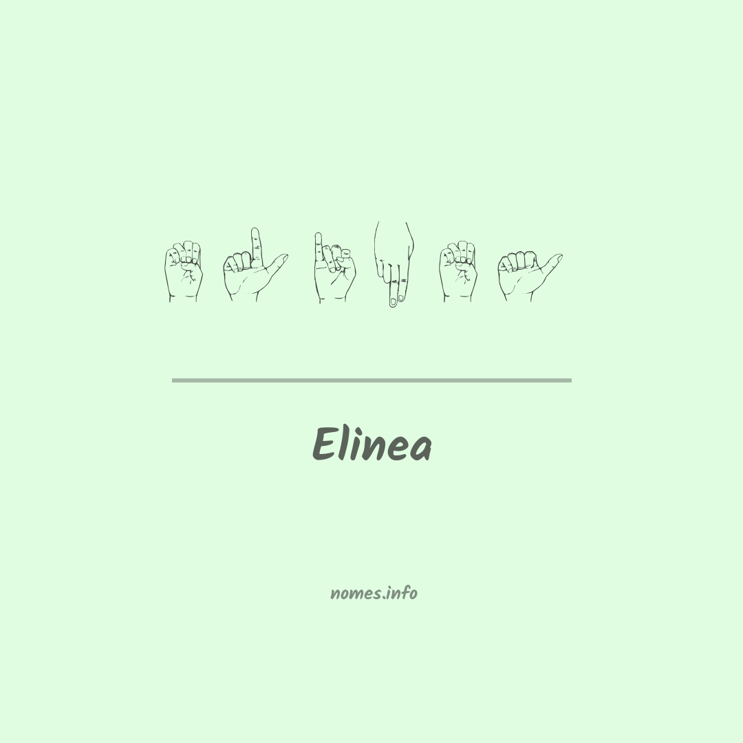 Elinea em Libras
