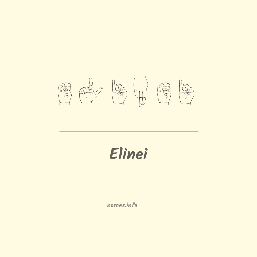 Elinei em Libras
