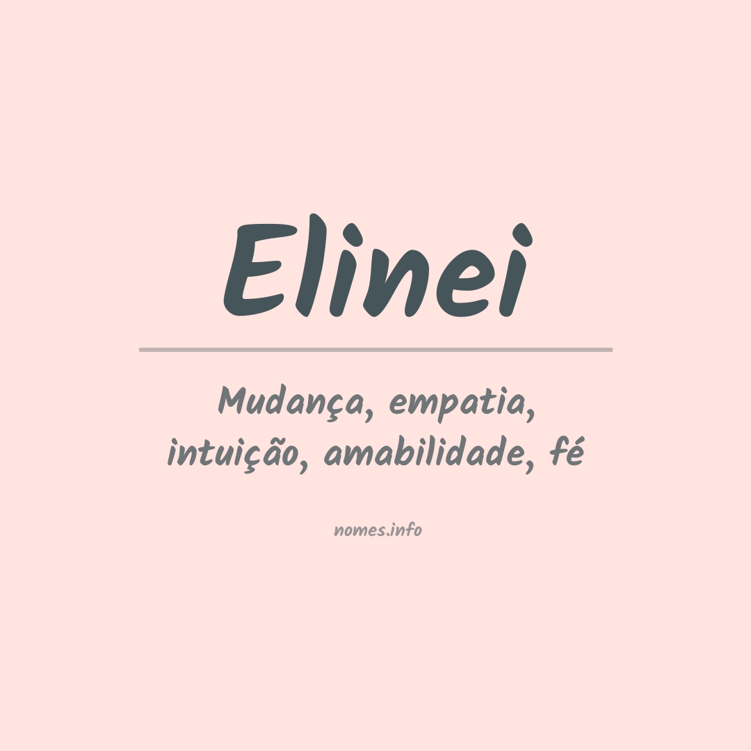 Significado do nome Elinei