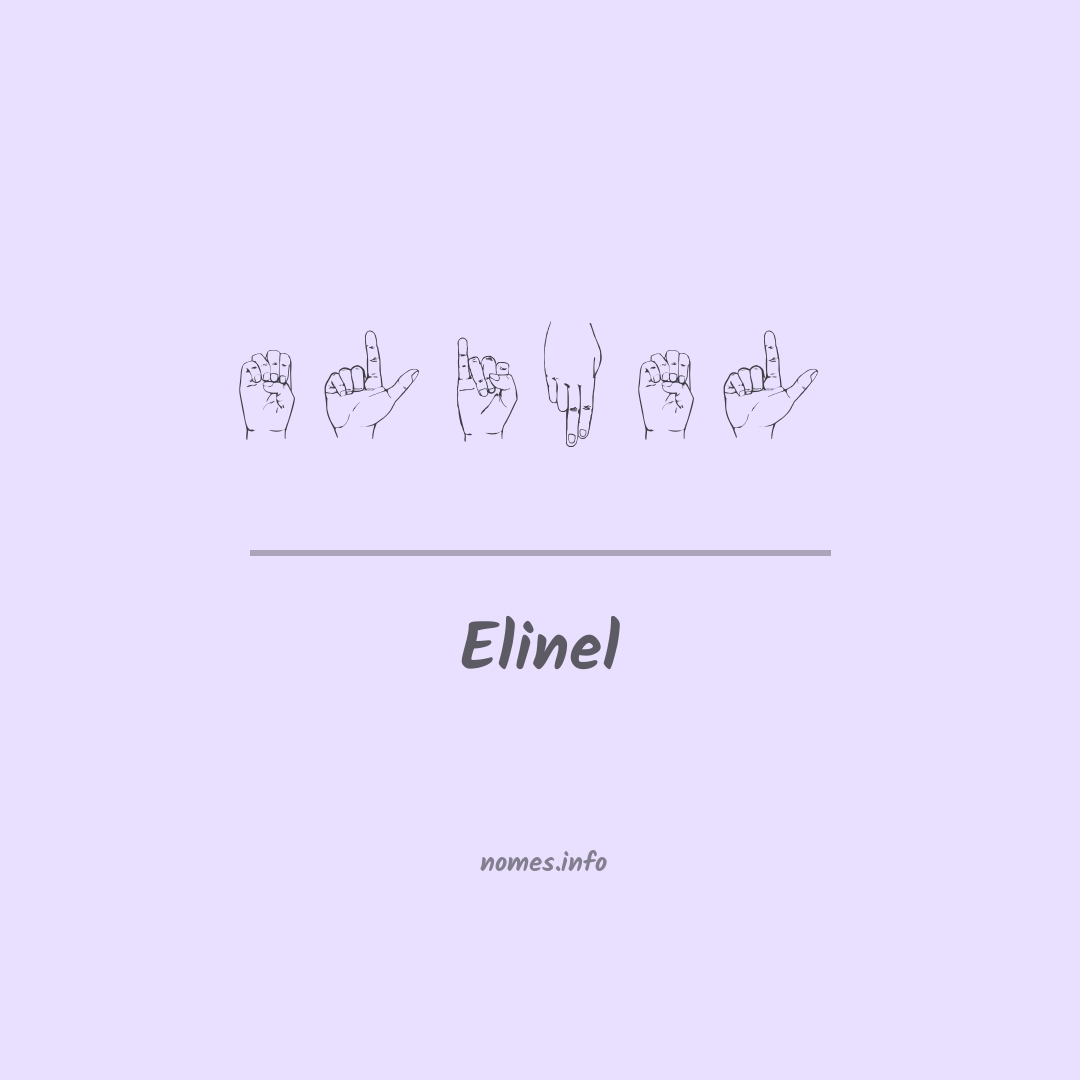 Elinel em Libras Elinel em Libras