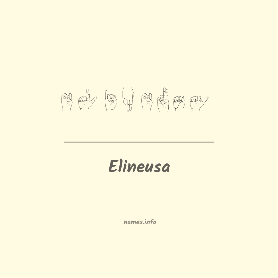 Elineusa em Libras