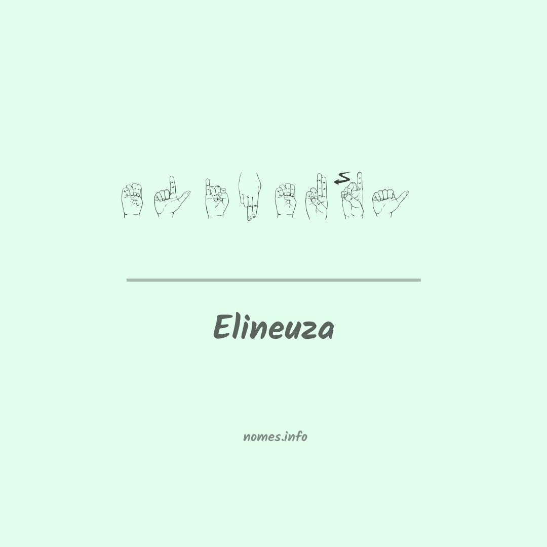 Elineuza em Libras