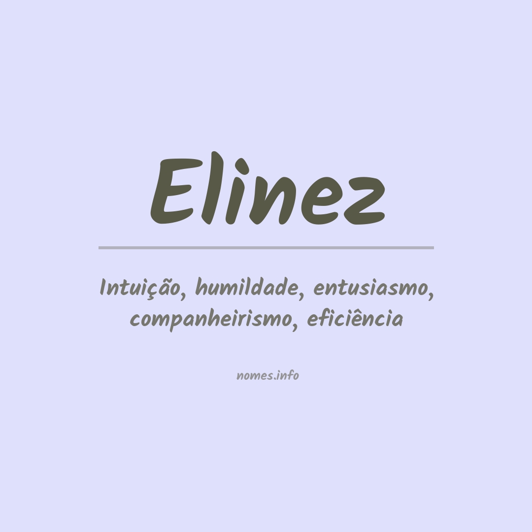 Significado do nome Elinez